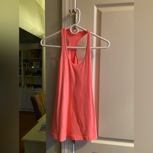 Lululemon tank peachy pink super cute just don’t like the fit
